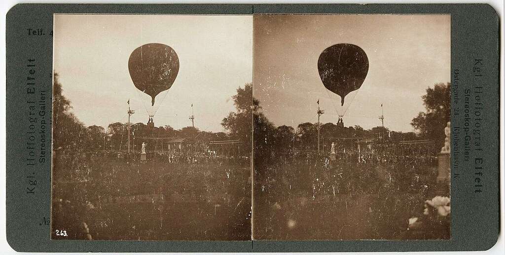 Historic view of Tivoli Gardens around 1900