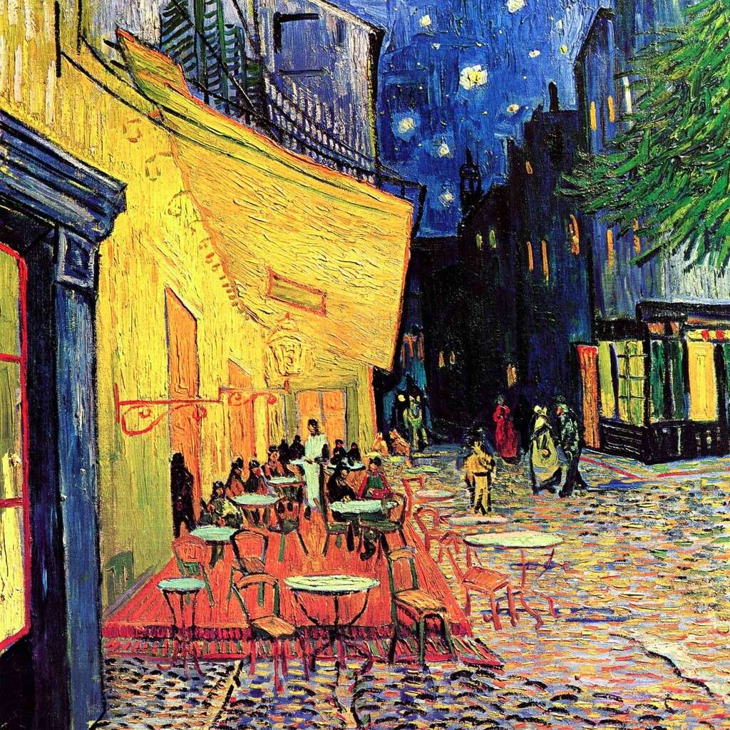 Café Terrace at Night by Vincent van Gogh